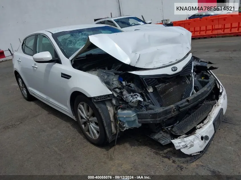 KNAGM4A78F5614521 2015 Kia Optima Lx