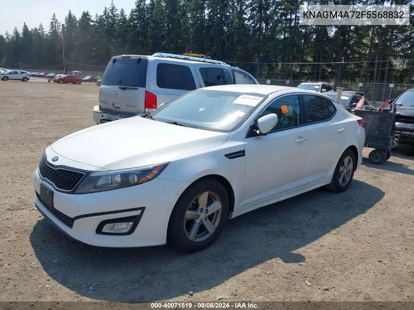 KNAGM4A72F5568832 2015 Kia Optima Lx