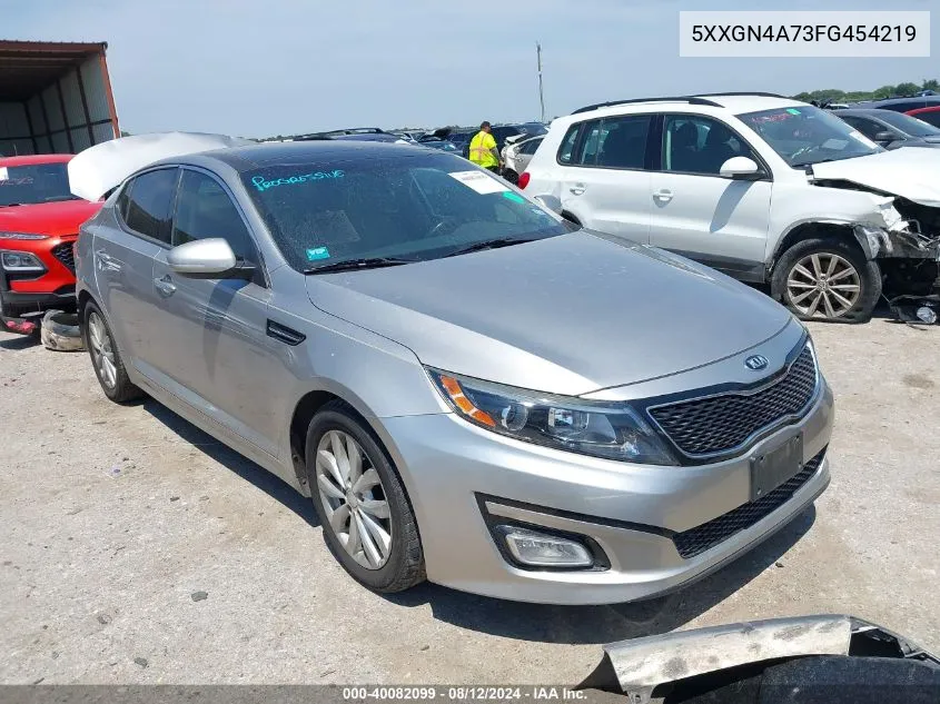 2015 Kia Optima Ex VIN: 5XXGN4A73FG454219 Lot: 40082099