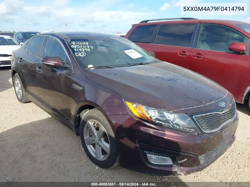 5XXGM4A79FG414794 2015 Kia Optima Lx