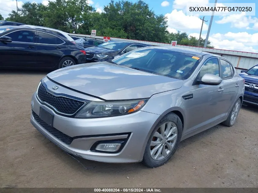 2015 Kia Optima Lx VIN: 5XXGM4A77FG470250 Lot: 40088204