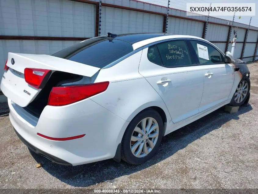 5XXGN4A74FG356574 2015 Kia Optima Ex