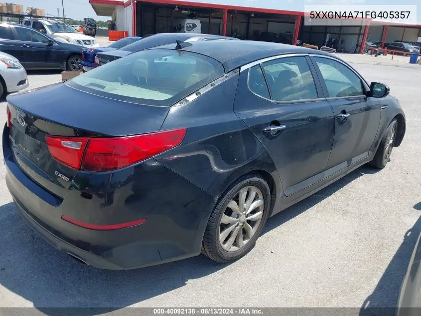 5XXGN4A71FG405357 2015 Kia Optima Ex