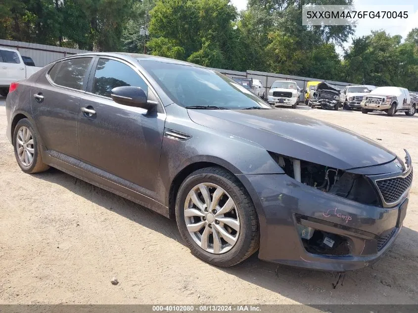 5XXGM4A76FG470045 2015 Kia Optima Lx