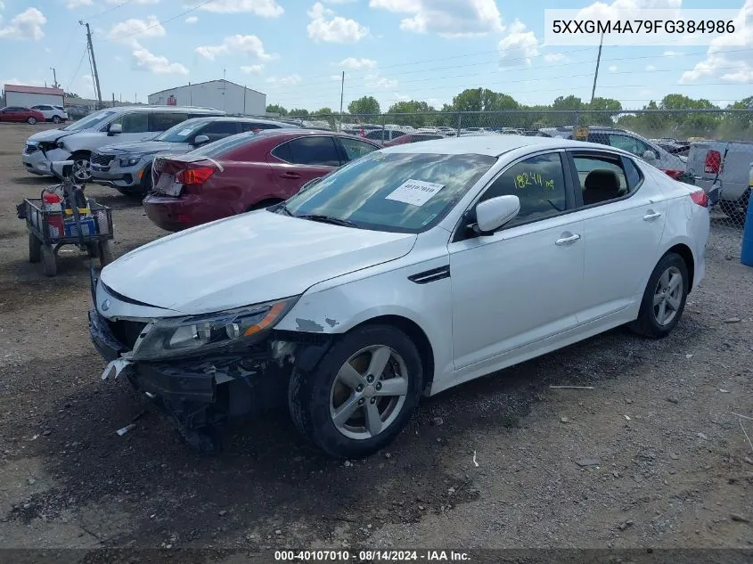 5XXGM4A79FG384986 2015 Kia Optima Lx