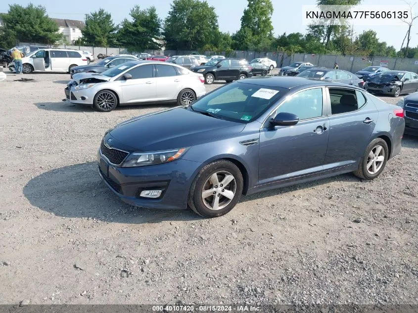 2015 Kia Optima Lx VIN: KNAGM4A77F5606135 Lot: 40107420