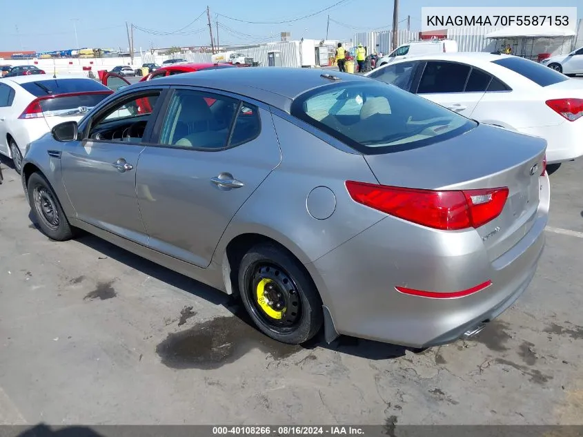 KNAGM4A70F5587153 2015 Kia Optima Lx