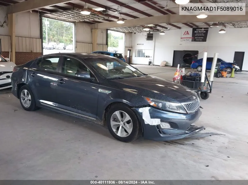 2015 Kia Optima Hybrid VIN: KNAGM4AD1F5089016 Lot: 40111936