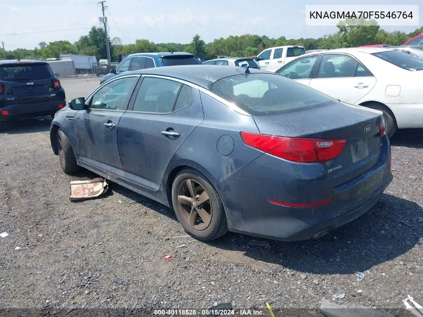 KNAGM4A70F5546764 2015 Kia Optima Lx