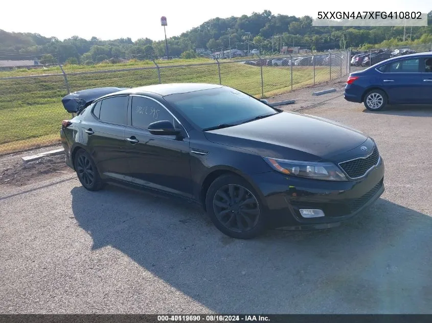 2015 Kia Optima Ex VIN: 5XXGN4A7XFG410802 Lot: 40119690