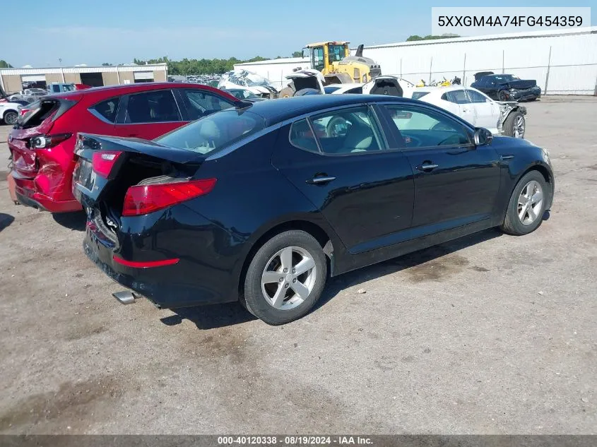 5XXGM4A74FG454359 2015 Kia Optima Lx