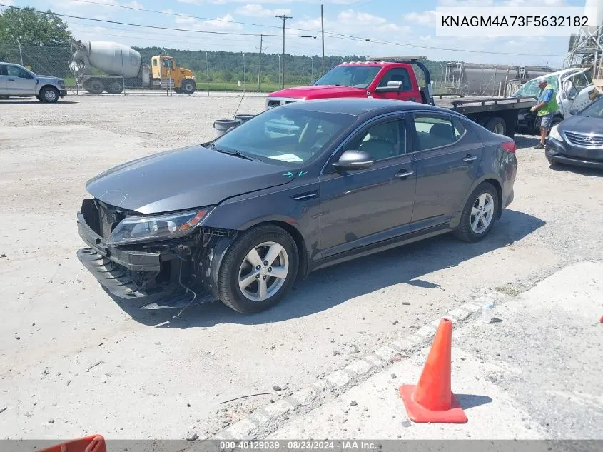 KNAGM4A73F5632182 2015 Kia Optima Lx