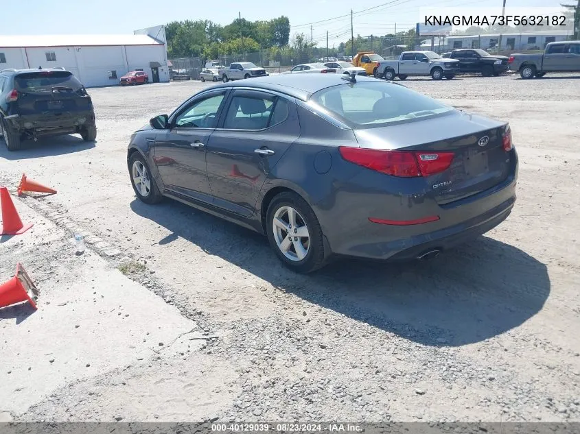 2015 Kia Optima Lx VIN: KNAGM4A73F5632182 Lot: 40129039