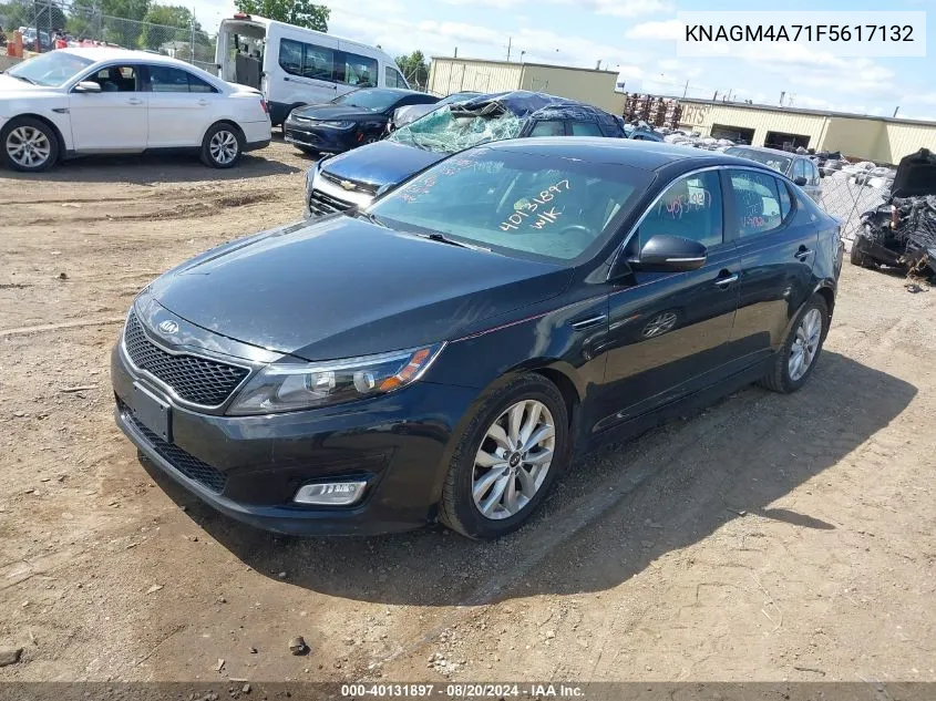 2015 Kia Optima Lx VIN: KNAGM4A71F5617132 Lot: 40131897