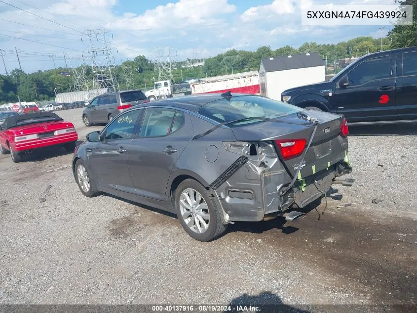 5XXGN4A74FG439924 2015 Kia Optima Ex