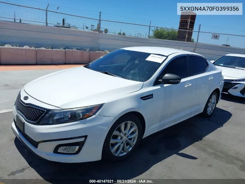 5XXGN4A70FG399356 2015 Kia Optima Ex