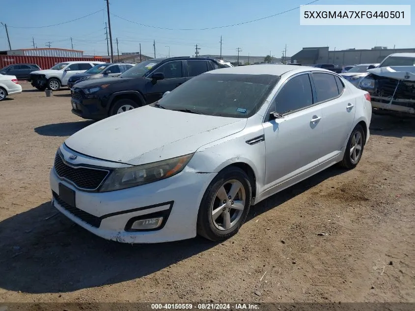 5XXGM4A7XFG440501 2015 Kia Optima Lx