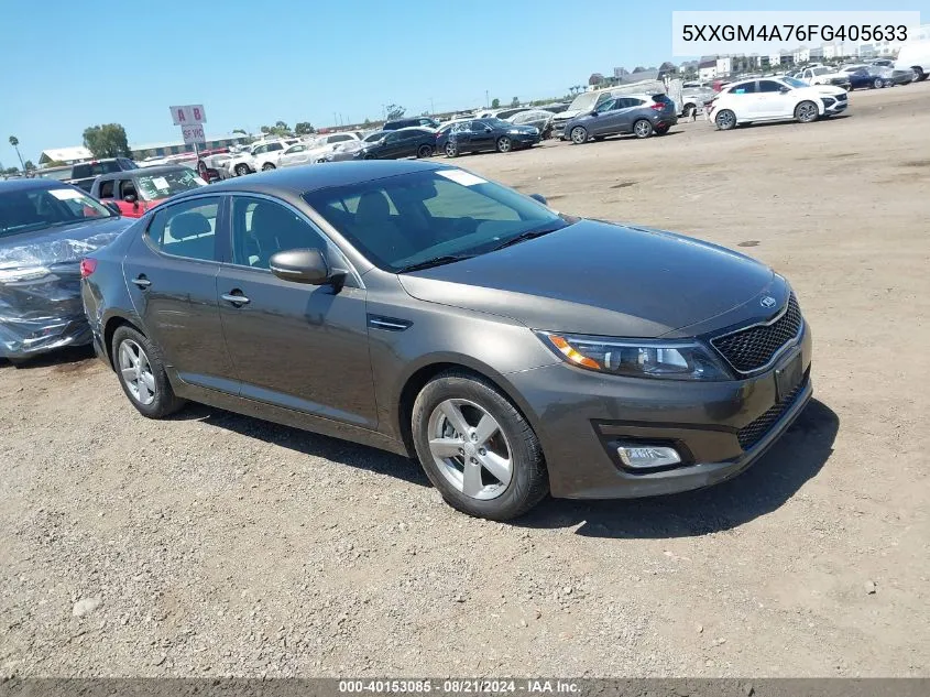 5XXGM4A76FG405633 2015 Kia Optima Lx