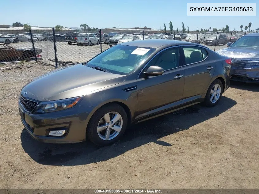 5XXGM4A76FG405633 2015 Kia Optima Lx