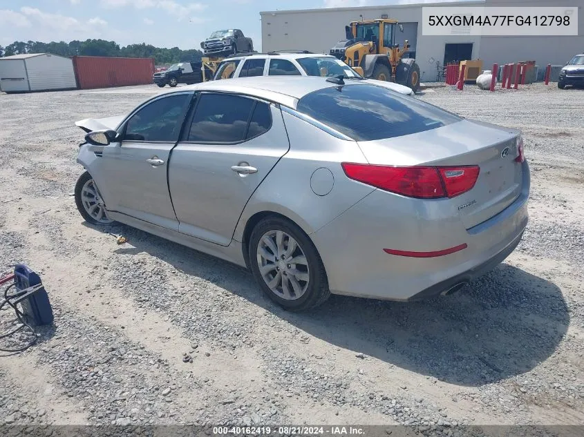 2015 Kia Optima Lx VIN: 5XXGM4A77FG412798 Lot: 40162419