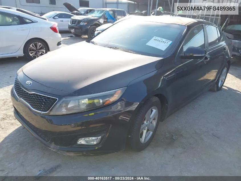 2015 Kia Optima Lx VIN: 5XXGM4A79FG489365 Lot: 40163517