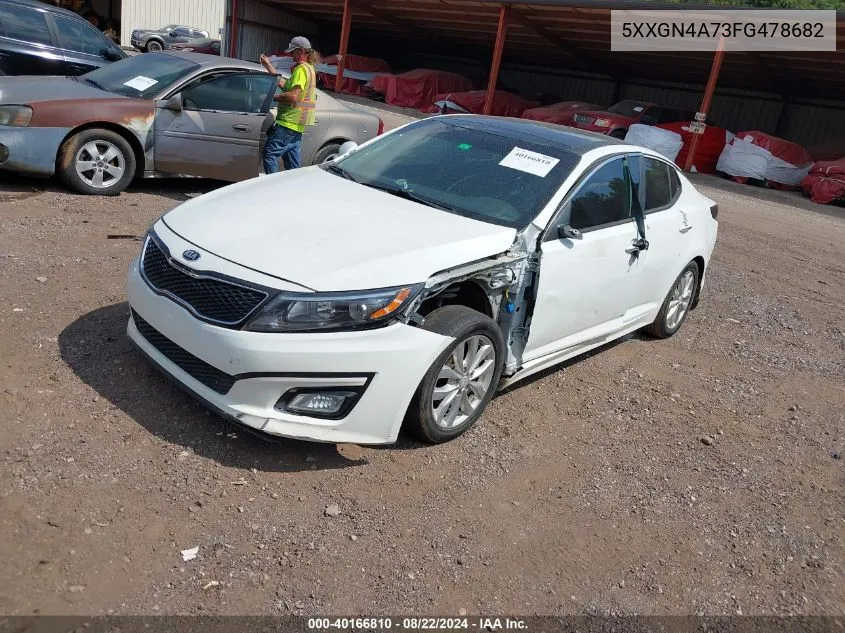 2015 Kia Optima Ex VIN: 5XXGN4A73FG478682 Lot: 40166810