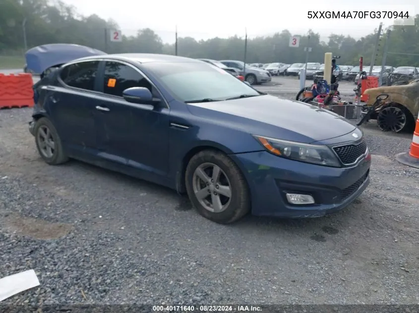 2015 Kia Optima Lx VIN: 5XXGM4A70FG370944 Lot: 40171640