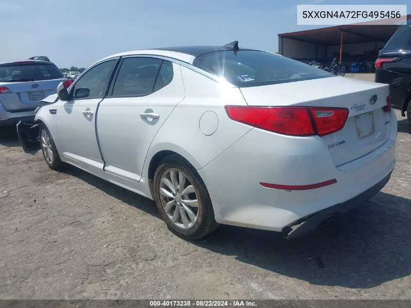 5XXGN4A72FG495456 2015 Kia Optima Ex