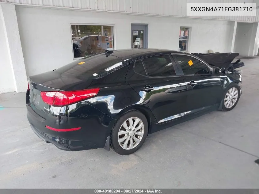 2015 Kia Optima Ex VIN: 5XXGN4A71FG381710 Lot: 40185204