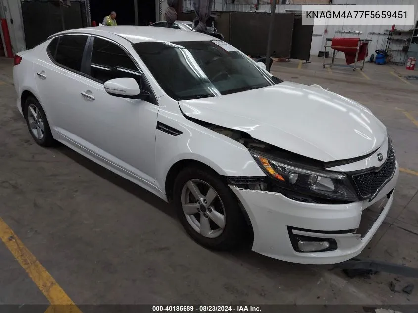 KNAGM4A77F5659451 2015 Kia Optima Lx