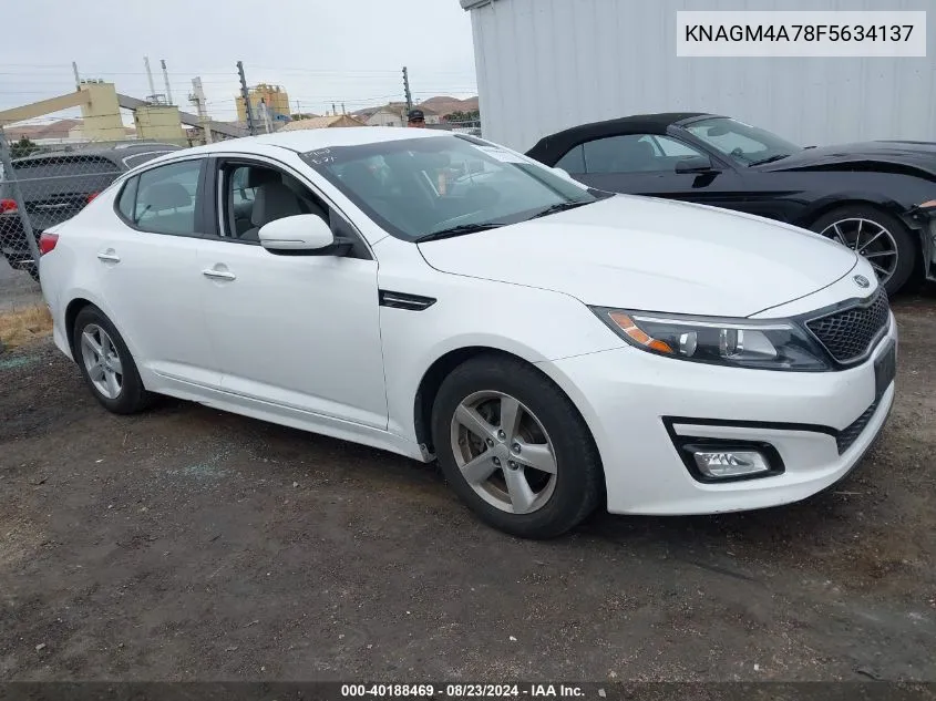 KNAGM4A78F5634137 2015 Kia Optima Lx