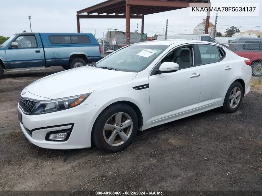 KNAGM4A78F5634137 2015 Kia Optima Lx