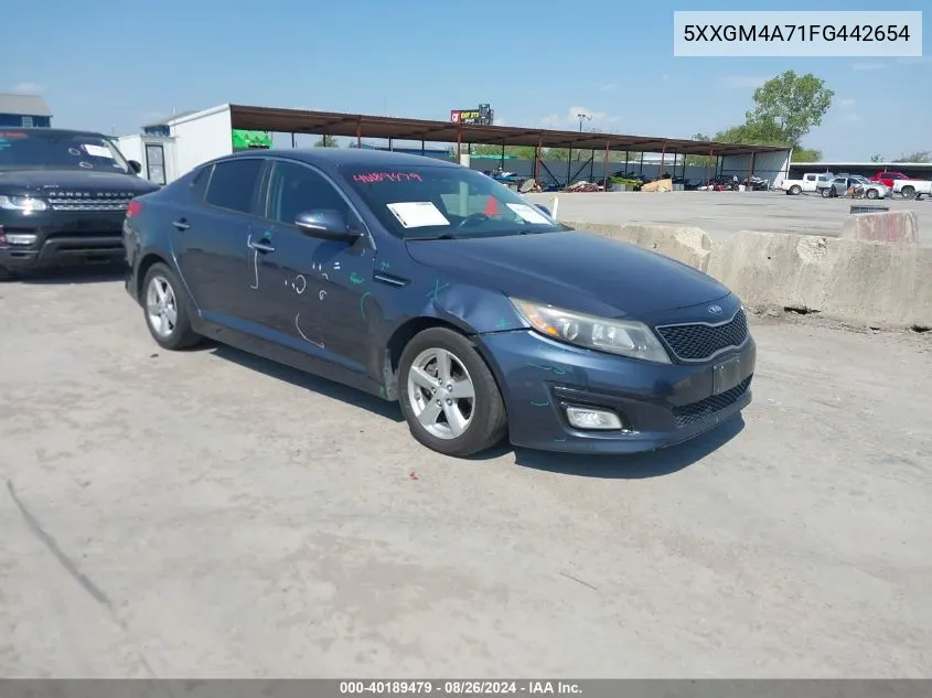 5XXGM4A71FG442654 2015 Kia Optima Lx