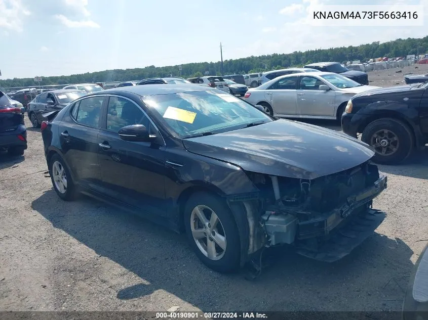 KNAGM4A73F5663416 2015 Kia Optima Lx