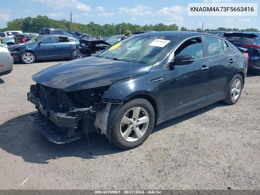 KNAGM4A73F5663416 2015 Kia Optima Lx