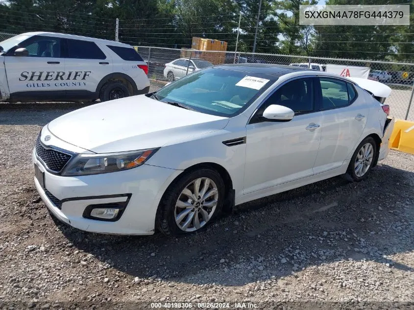 5XXGN4A78FG444379 2015 Kia Optima Ex