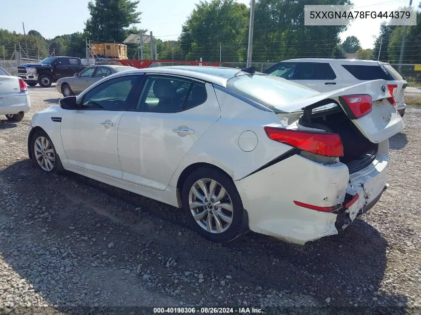 2015 Kia Optima Ex VIN: 5XXGN4A78FG444379 Lot: 40198306