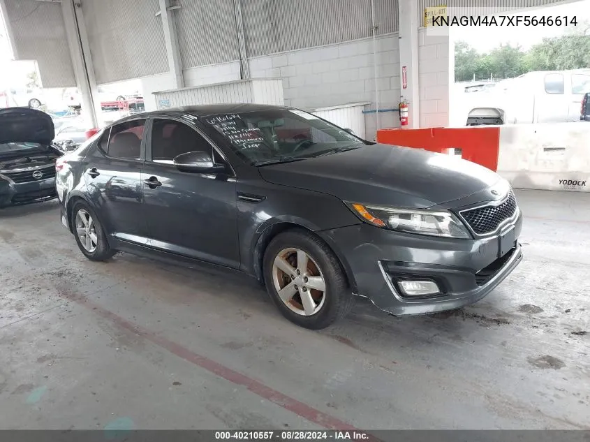 KNAGM4A7XF5646614 2015 Kia Optima Lx