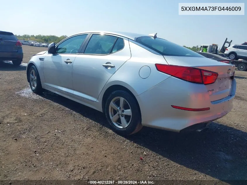 5XXGM4A73FG446009 2015 Kia Optima Lx