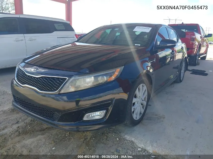 2015 Kia Optima Ex VIN: 5XXGN4A70FG455473 Lot: 40214018