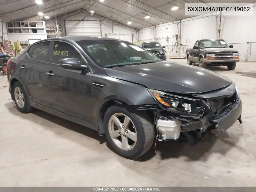 5XXGM4A70FG449062 2015 Kia Optima Lx