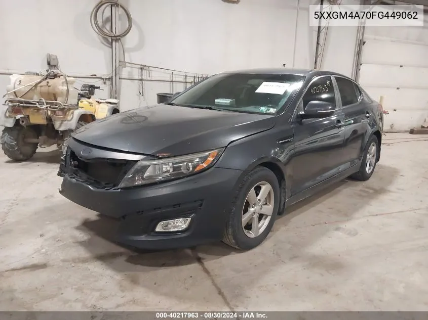 5XXGM4A70FG449062 2015 Kia Optima Lx