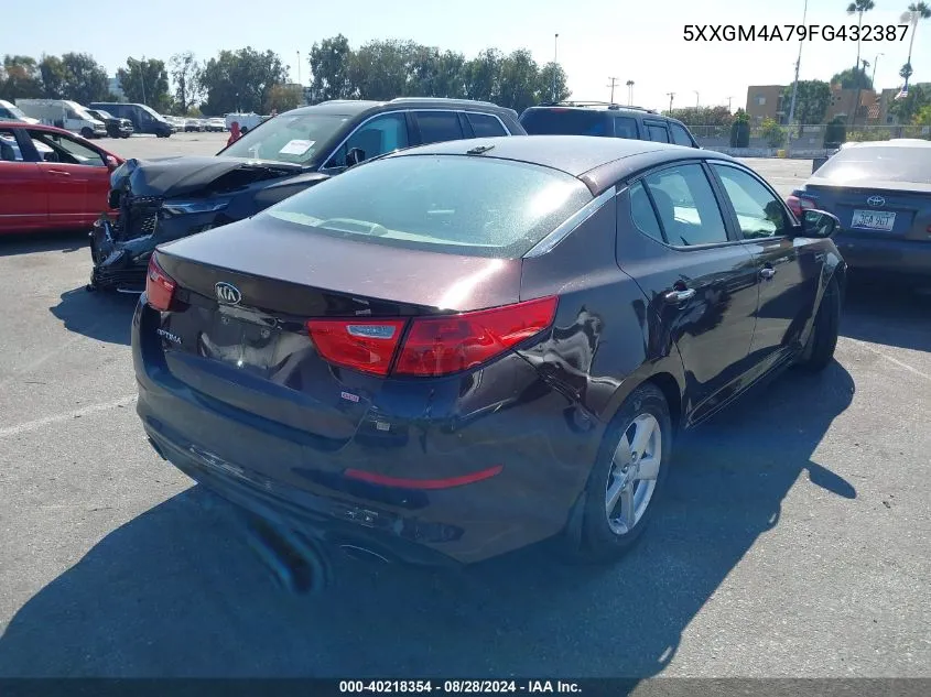 5XXGM4A79FG432387 2015 Kia Optima Lx