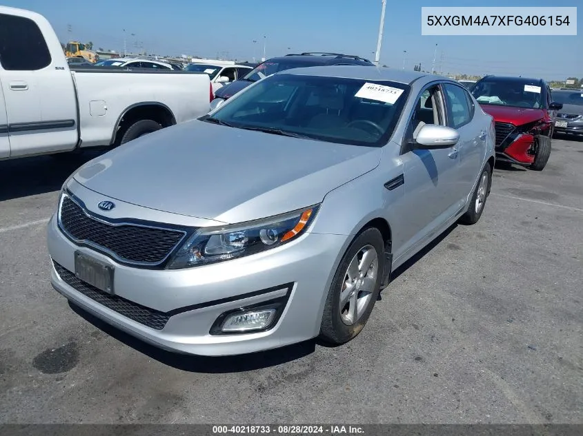 5XXGM4A7XFG406154 2015 Kia Optima Lx