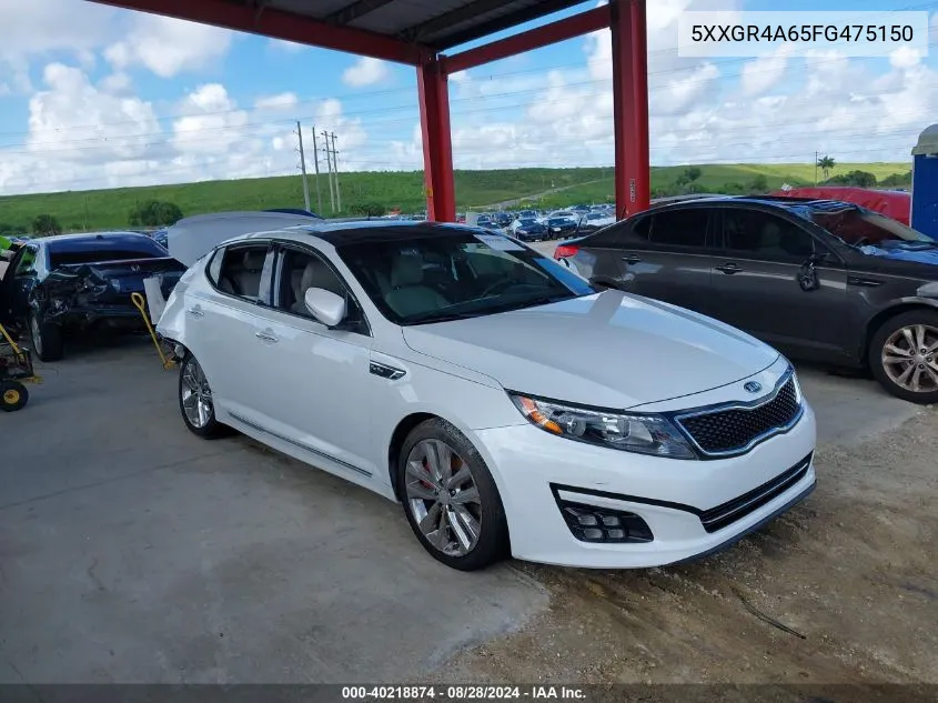 5XXGR4A65FG475150 2015 Kia Optima Sxl Turbo