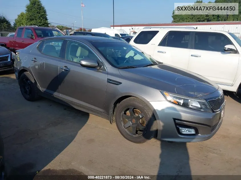 2015 Kia Optima Ex VIN: 5XXGN4A7XFG444450 Lot: 40221873