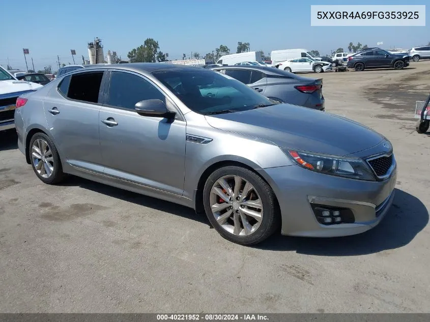 5XXGR4A69FG353925 2015 Kia Optima Sxl Turbo