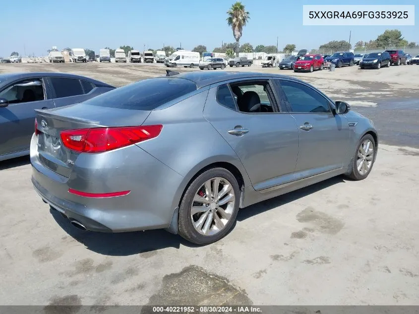 5XXGR4A69FG353925 2015 Kia Optima Sxl Turbo