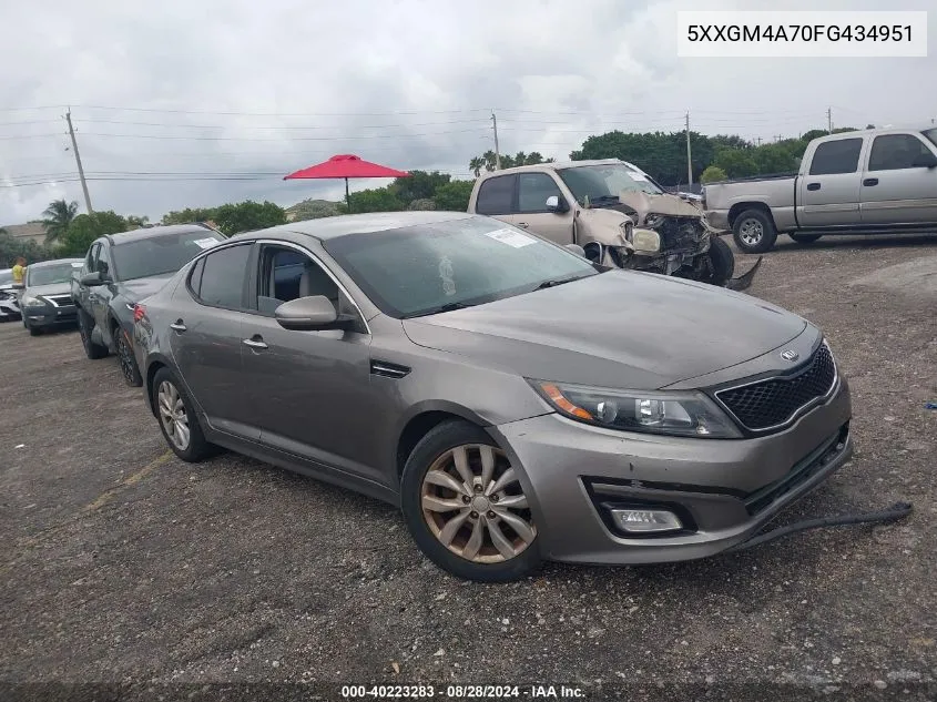 5XXGM4A70FG434951 2015 Kia Optima Lx