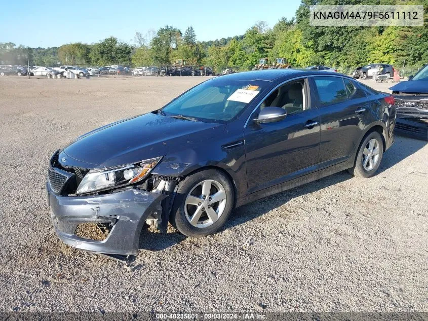 2015 Kia Optima Lx VIN: KNAGM4A79F5611112 Lot: 40235801